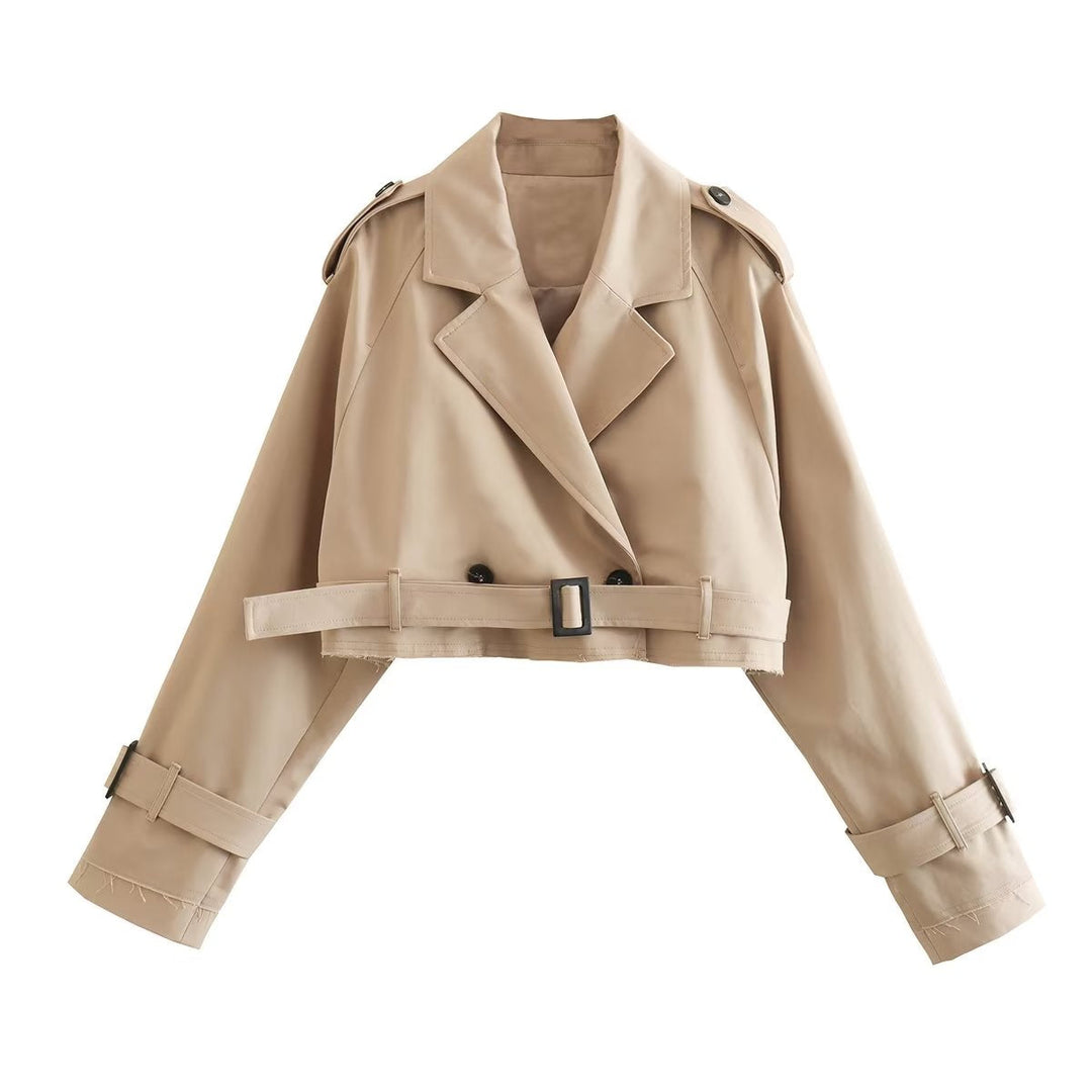 Gio™ - Cropped Trench Jacket