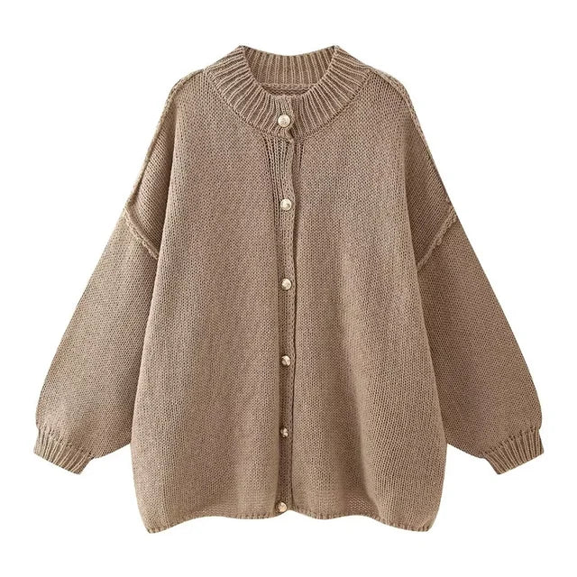 |JILL|Gezellige Oversized Gebreide Cardigan