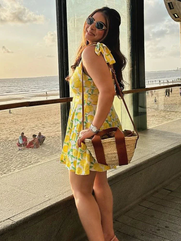 Melonie™ - Lemon Summer Dress