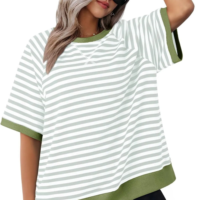 Puck™ - Oversize Striped T-Shirt