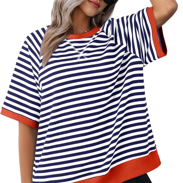 Puck™ - Oversize Striped T-Shirt